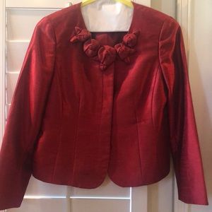 Women’s 8 petite Kasper crimson suit
